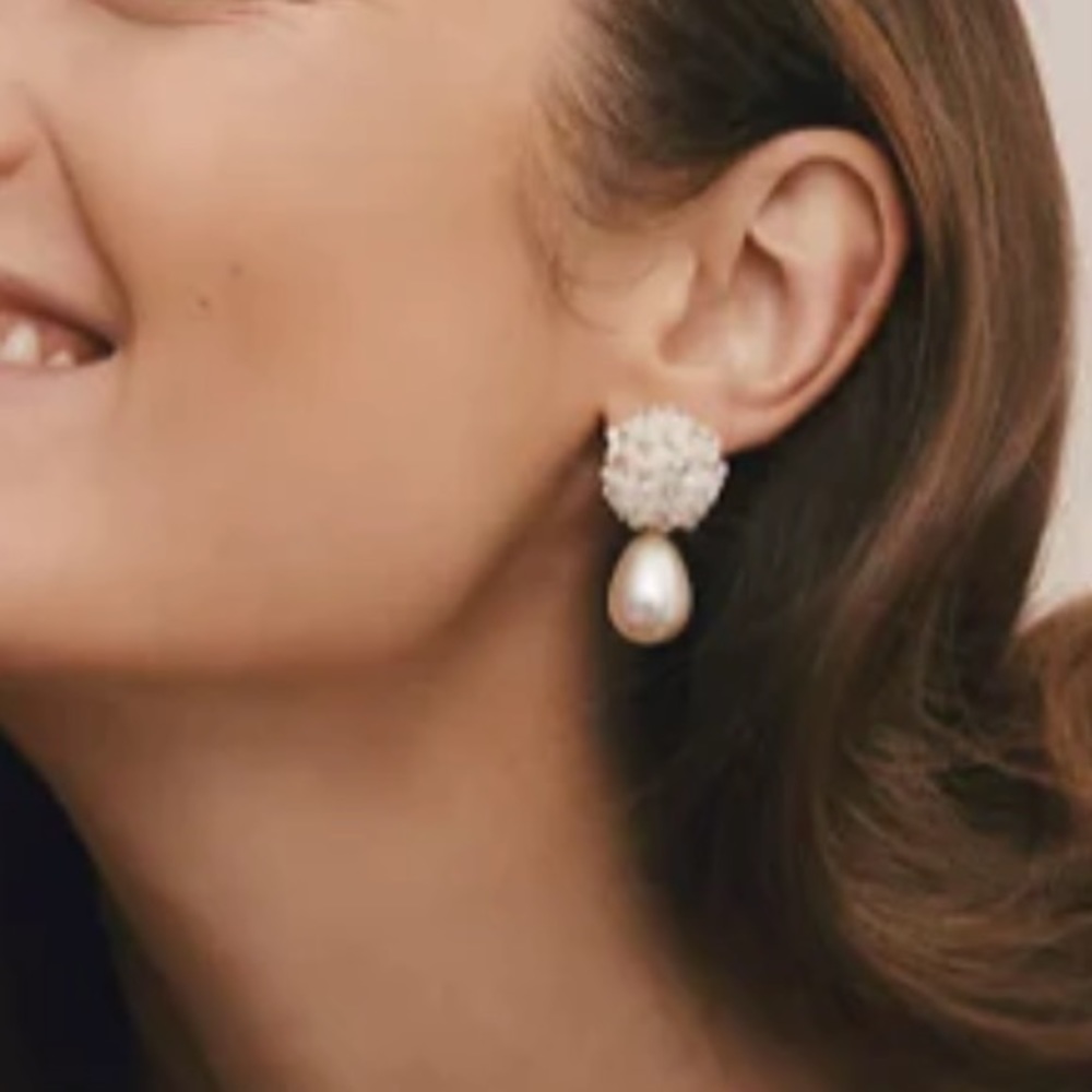 ANTHROPOLOGIE BHLDN WEDDING EARRINGS